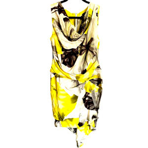 NWT ROBERT RODRIGUEZ LEMONCHELLO SILK FORAL DRESS SZ 2